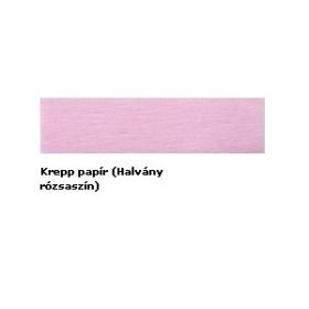 Krepp papír (0,5x2m) halvány rózsa 33