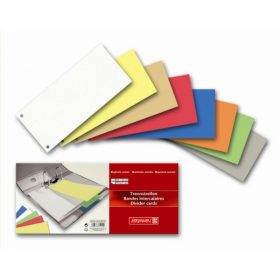 Elválasztó csík BRUNNEN 100lap 190g 2 lyukas piros