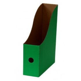   Irattartó papucs OFFICE 21/Herl. összehajtható papír sötétzöld