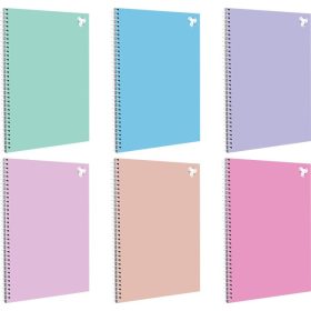   Spirálfüzet A/4 70 lapos, négyzetrácsos T-Creativ "Color"