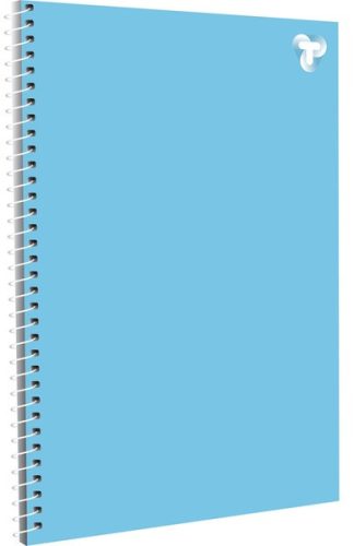 Spirálfüzet A/4 70 lapos, négyzetrácsos T-Creativ "Color"