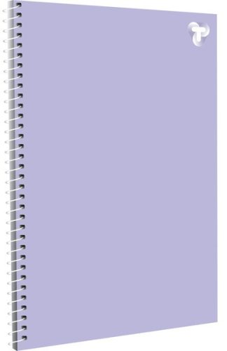 Spirálfüzet A/4 70 lapos, négyzetrácsos T-Creativ "Color"