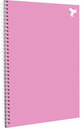 Spirálfüzet A/4 70 lapos, négyzetrácsos T-Creativ "Color"