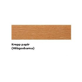 Krepp papír (0,5x2m) világosbarna 27