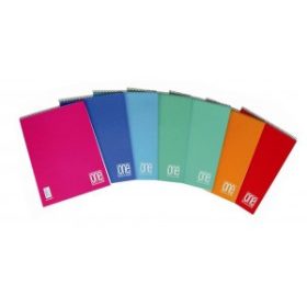 Spiráljegyzet BLASETTI One Color A/4 60lap kockás 1463