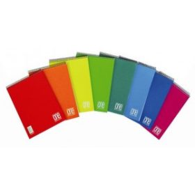 Spiráljegyzet BLASETTI One Color A/5 60lap kockás 1462