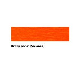 Krepp papír (0,5x2m) narancssárga 6