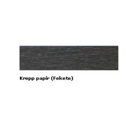 Krepp papír (0,5x2m) fekete 30