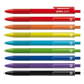 Spoko 118 Pure nyomógombos vegyes színű golyóstoll