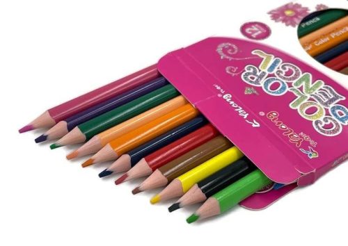 Yalong Color Pencil Candy flavor illatú 12 darabos színes ceruza készlet