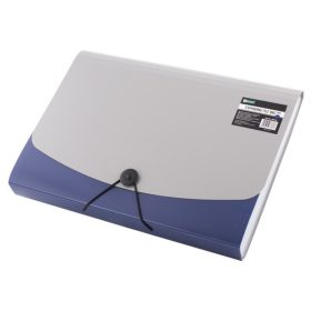 Harmonikamappa A/4 12 részes d.rect kék