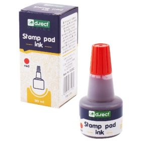 Bélyegzőfesték 30 ml  d.rect piros