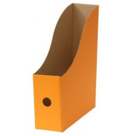 Irattartó papucs OFFICE 21 összehajtható papír narancs