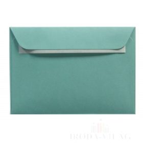 Színes boríték LC/6 selyemfényű türkiz /lagoon