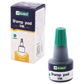 Bélyegzőfesték 30 ml d.rect zöld