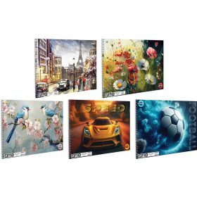 Vázlatfüzet B/4 30 lapos, 170 g T-Creativ