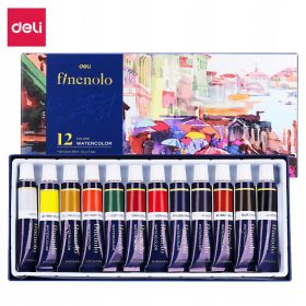 Deli Finenolo 12ml x 12 db-os akvarellfesték készlet