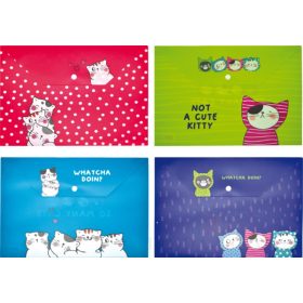   Irattartó tasak A/4 PP M&G "So Many Cats" vegyes minta