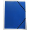 Gumis mappa PPF A/4 műanyag kék