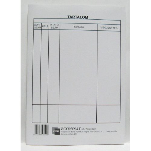 Iratgyűjtő OFFICE 21 Economy A/4