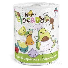   Kartika Avokádó Papírtörlő 1 Tekercs 3 Rétegű - 100% Cellulóz 200 Lap