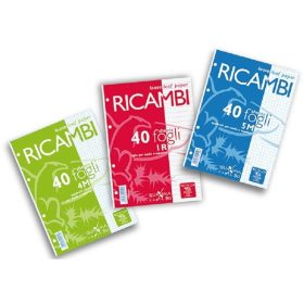   Gyűrűskönyv betét A/5 40 lapos, vonalas Pigna "Ricambi"