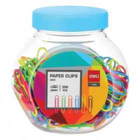 Gémkapocs DELI 28/29mm színes (kb 200 db) 0053