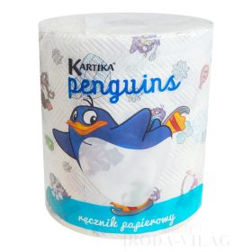 Kartika konyhai kéztörlő  3 rétegű Pingvin minta