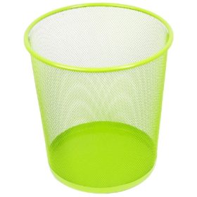 Papírkosár 12 l fémhálós d.rect zöld