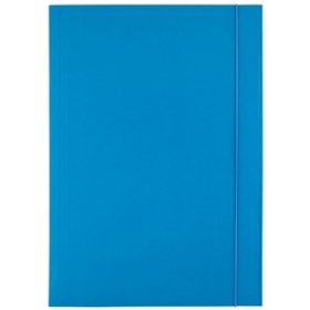 Gumis mappa A/4 laminált karton, 300 g d.rect kék