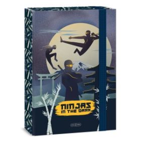 Füzetbox ARS UNA A/4 Ninjas in the dark 