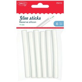 Ragasztópisztoly betét 10x100 mm 6 db/csomag Daco