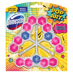   Domestos Power 5 Popping Magnolia WC frissítő blokk 3 x 55 g