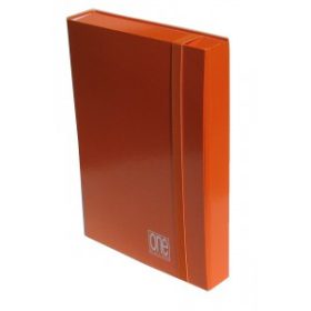 Füzetbox A/4 BLASETTI One Color (5cm) narancs 