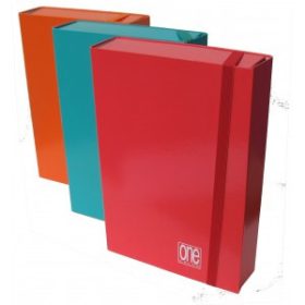 Füzetbox A/4 BLASETTI One Color (7cm) piros 