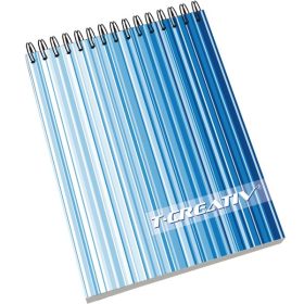 Spirálnotesz A/6 40 lapos, vonalas T-Creativ