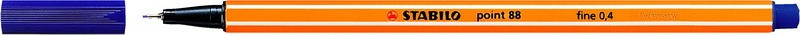 Tűfilc 0,4 mm STABILO Point 88/22 sötétkék