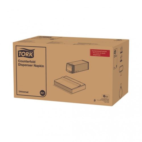 Szalvéta adagolóba TORK Univerzál (30x33cm) 10905,10935 N1 rendszer fehér (300lap/csg)