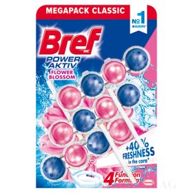 BREF Power Aktiv 3x50 g - wc illatosító, TRIOPACK