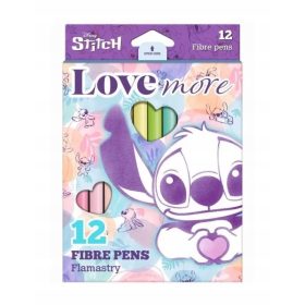 Lilo és Stitch pasztell filctoll készlet - 12 darabos