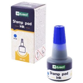 Bélyegzőfesték 30 ml d.rect kék