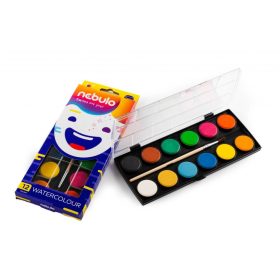 Nebulo Vízfesték készlet, 28 mm-es, 12 színes