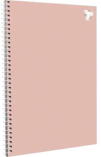 Spirálfüzet A/4 70 lapos, vonalas T-Creativ "Color"