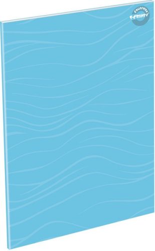 Füzet A/4 40 lapos, négyzetrácsos 87-40, T-Creativ "Plain" 