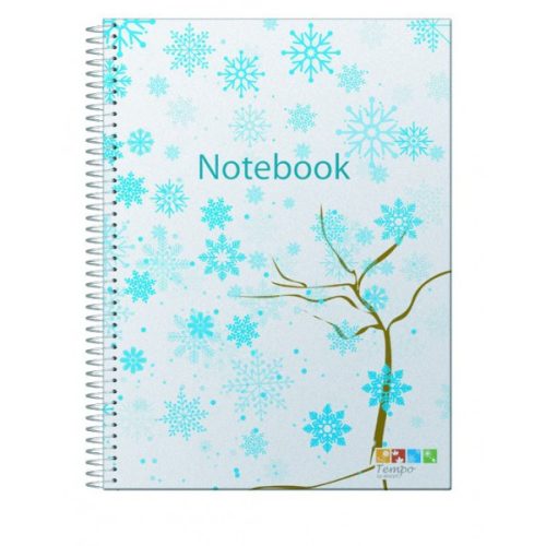 Spirálfüzet ANCOR Notebook A/4 120lap PP borító színregiszteres vonalas 