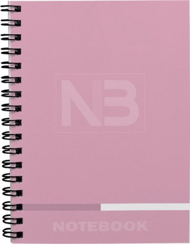 Spirálfüzet A/4 120 lapos, vonalas-négyzetrácsos T-Creativ "Notebook 3" vegyes színek