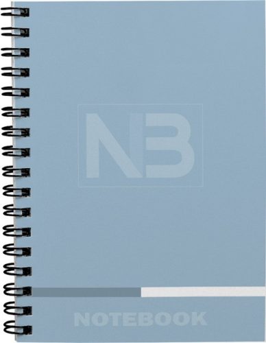 Spirálfüzet A/4 120 lapos, vonalas-négyzetrácsos T-Creativ "Notebook 3" vegyes színek