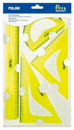 Vonalzókészlet 4 db-os Milan "Flex"