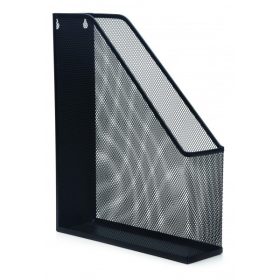 Irattartó papucs fém rácsos fekete