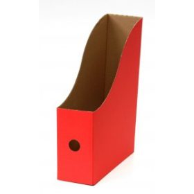   Irattartó papucs OFFICE 21/Herl. összehajtható papír piros